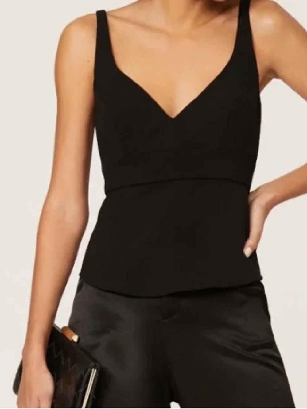 TOME Black Structured Top